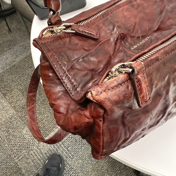 Givenchy Oxblood Leather Handbag - Picture 11 of 17